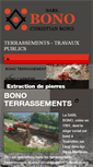 Mobile Screenshot of bonoterrassements.com